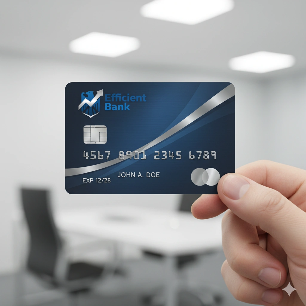 Premium bank cards EFFICIENT BANK