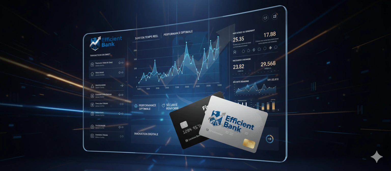 Modern banking interface